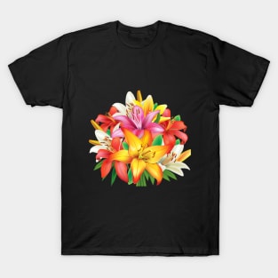 COLORFUL LILIES T-Shirt